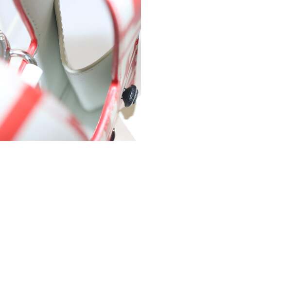 FENDI Bunny Mark Jacobs Collaboration Bag Leather White Red Silver